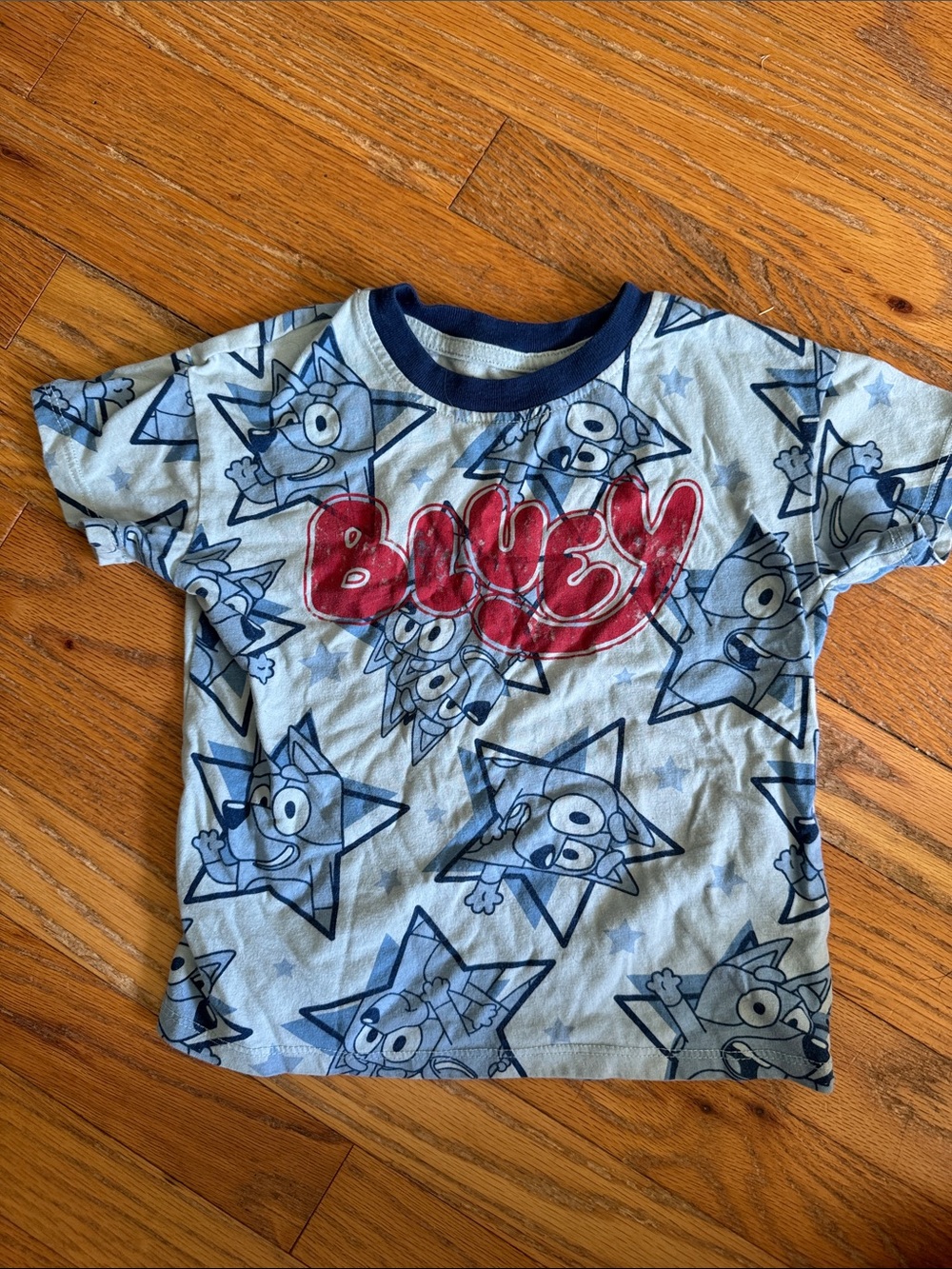 Blue 'Buzzy' Graphic Kids Tee